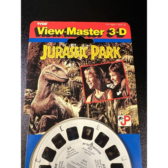 1993 View-Master Jurassic Park 3 Reel Set 3D Pictures Complete - Picture 2 of 10